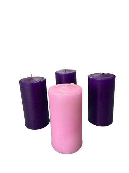 Candele Avvento 140mm - 70mm - Lux Dei - Vendita Articoli Religiosi