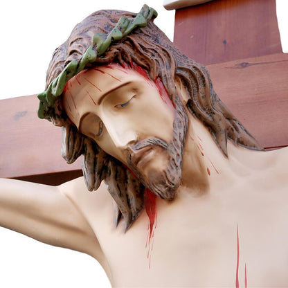 Statua Cristo in Croce - 160cm - Lux Dei - Vendita Articoli Religiosi