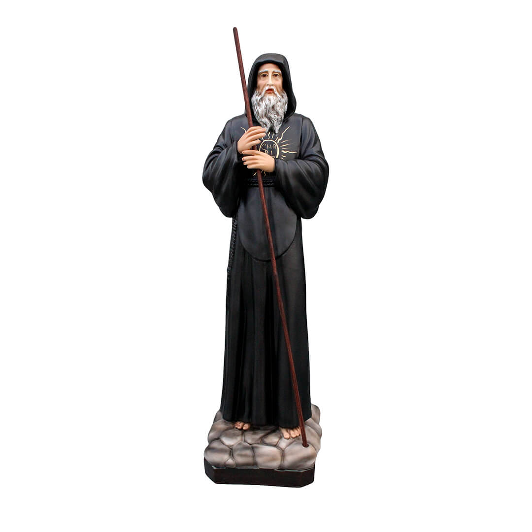 Statua San Francesco di Paola - 80cm - Lux Dei - Vendita Articoli Religiosi